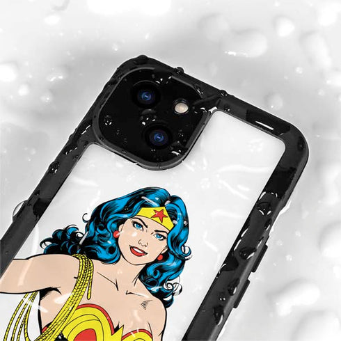 DC Comics Wonder Woman iPhone 15 Plus Waterproof Case